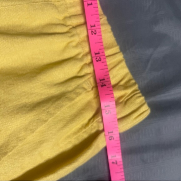 Banana Republic NWT Linen Blend Shorts M Pull On High Waist Coastal Minimalist - Picture 8 of 10
